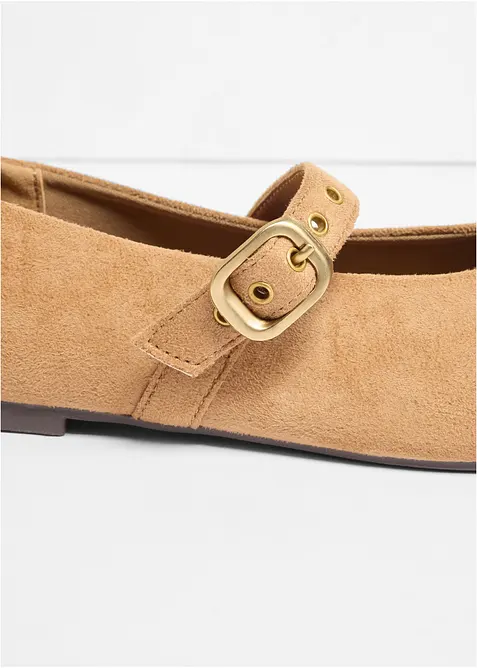 Ballerinaskor med &ouml;ljetter, bonprix