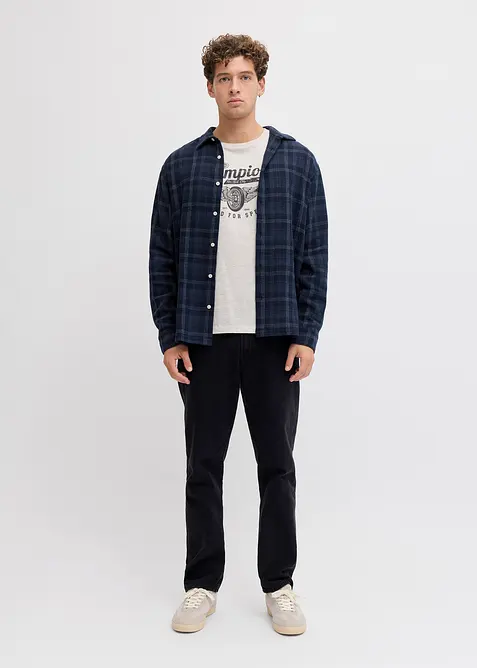 L&aring;ng&auml;rmad skjorta fr&aring;n JJ REBEL, JJ REBEL