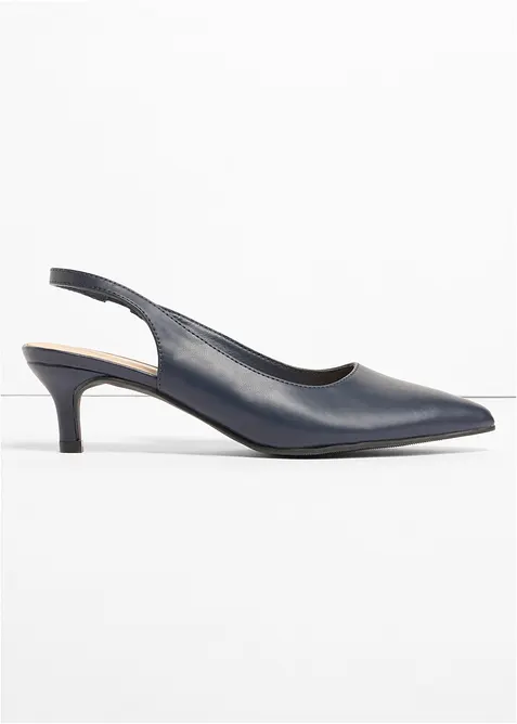 Slingbackpumps med smal klack, bonprix