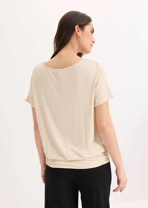 Topp av viskosmix med mjukt fall, bonprix