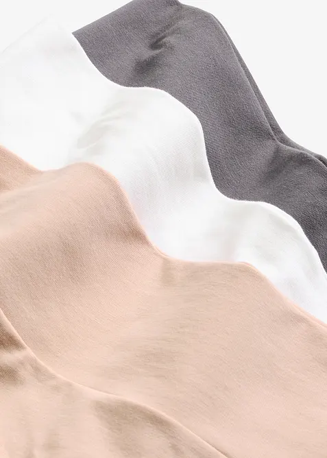 Mammatrosa i hipstermodell (3-pack), med ekologisk bomull, bonprix