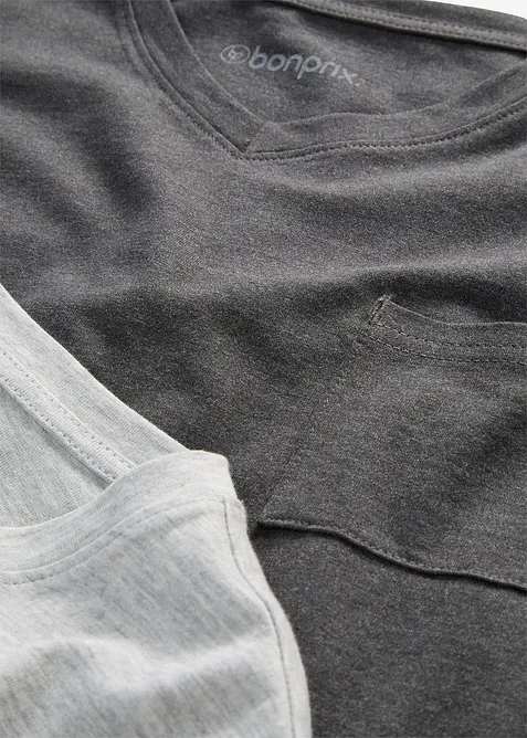 Kort pyjamas med bomull (set i 4 delar), bonprix