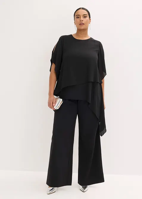 L&aring;ng blus i lager p&aring; lager-stil, bonprix