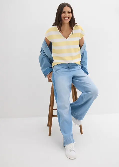 Randig topp, bonprix