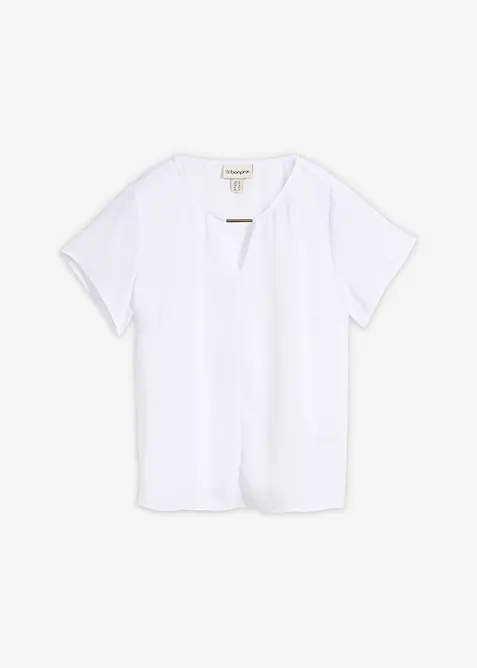 Tunika av fintr&aring;dig satin, bonprix