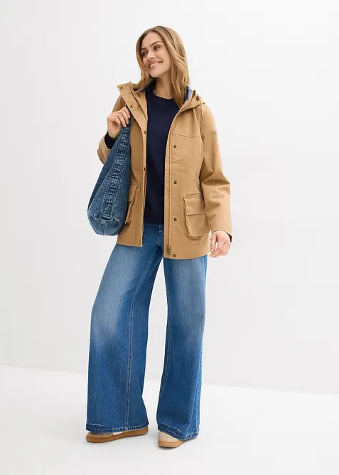 Jacka med rutigt foder, bonprix