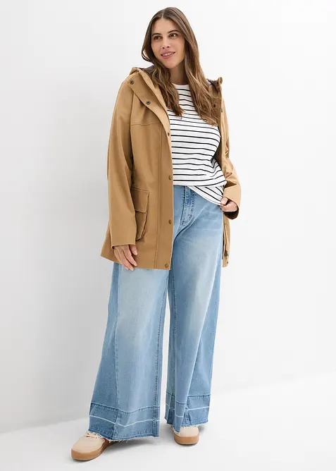 Jacka med rutigt foder, bonprix