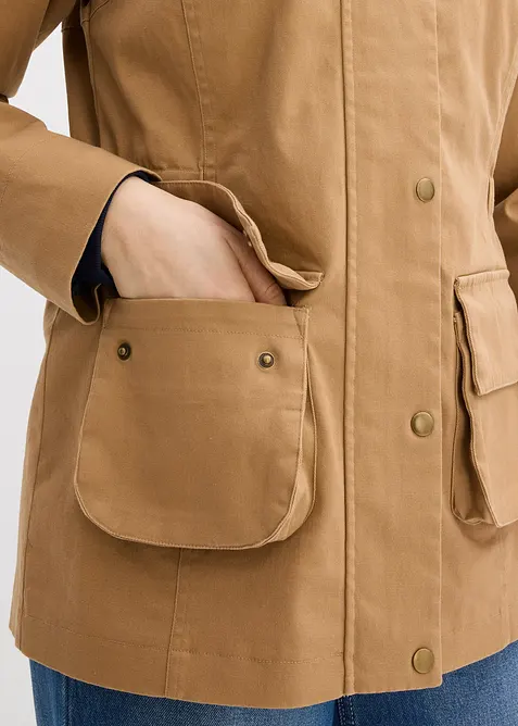 Jacka med rutigt foder, bonprix