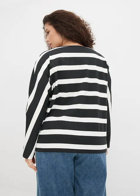 L&aring;ng&auml;rmad topp i ekologisk bomull, bonprix