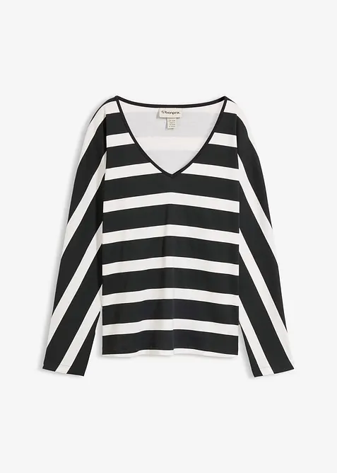 L&aring;ng&auml;rmad topp i ekologisk bomull, bonprix