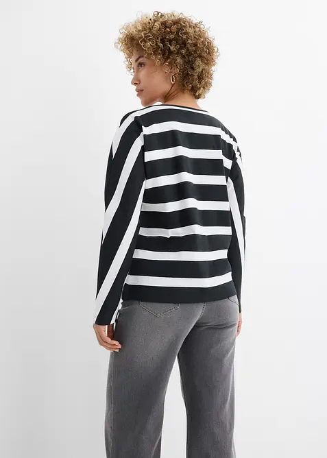 L&aring;ng&auml;rmad topp i ekologisk bomull, bonprix