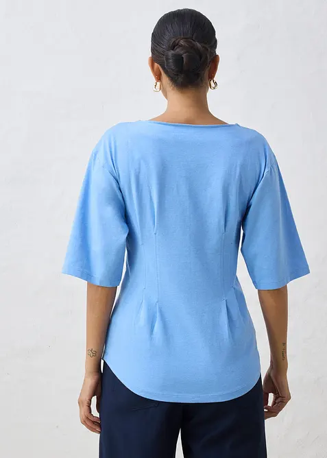 Topp i bomullsmix, bonprix