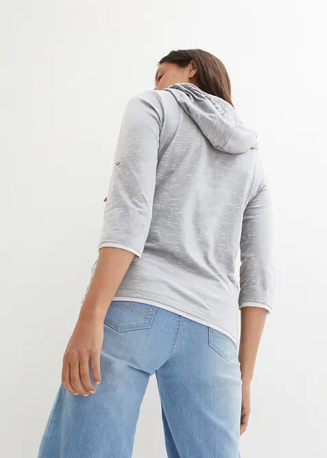 T-shirt med huva, bonprix