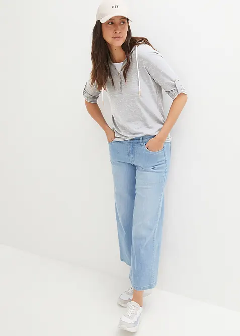 T-shirt med huva, bonprix