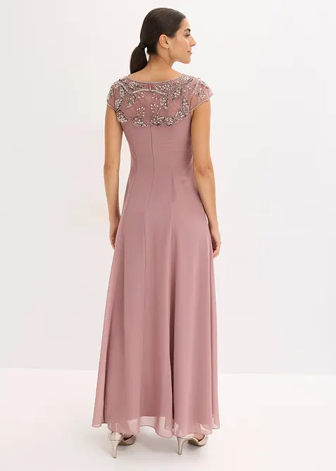 Aftonkl&auml;nning med spetsapplikation, bonprix