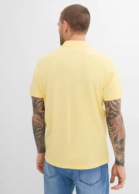 Kort&auml;rmad pik&eacute;tr&ouml;ja i bomull, bonprix