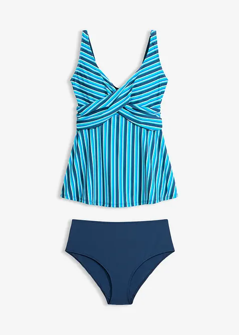 Tankini i omlottstil (2 delar), bonprix