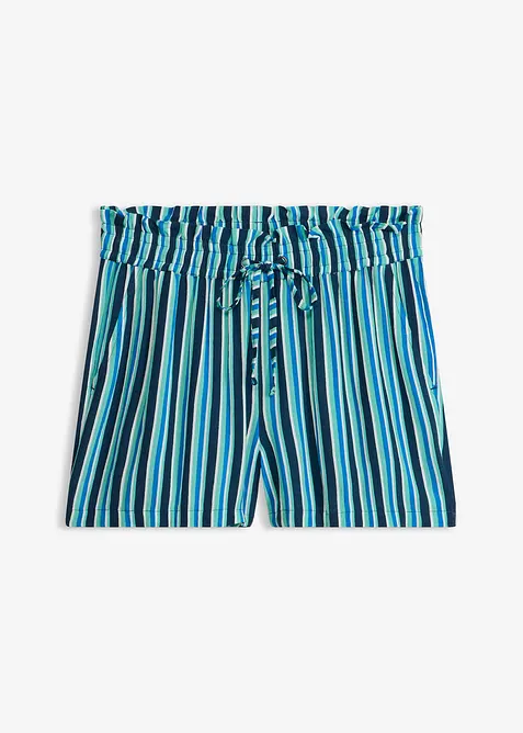 Shorts av krinklat material, bonprix