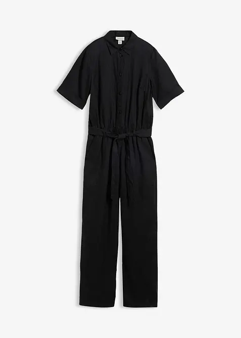 Jumpsuit av rent lin, bonprix