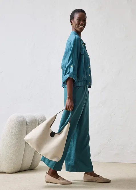 Blusjacka av linne, bonprix