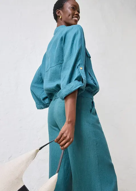 Blusjacka av linne, bonprix