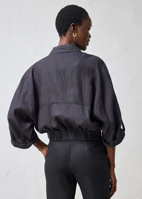 Blusjacka av linne, bonprix