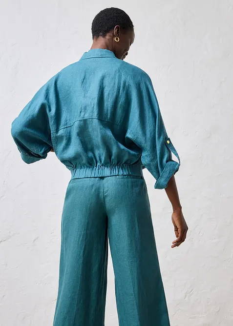 Blusjacka av linne, bonprix