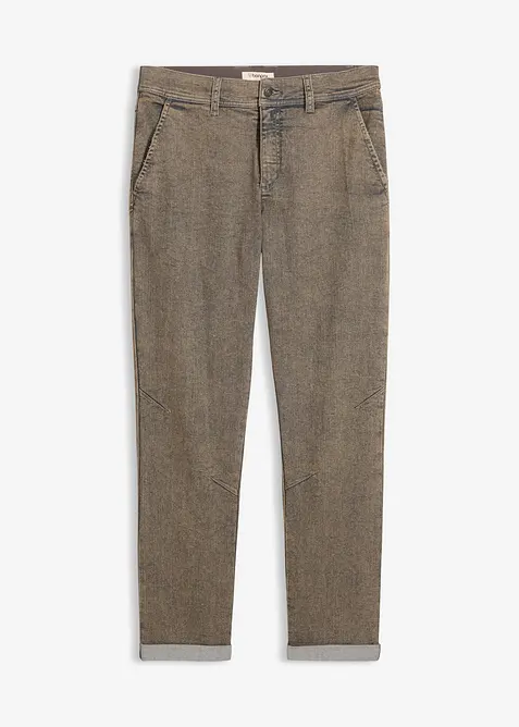 Tunna stretchjeans i Relaxed Fit med bekv&auml;m midja, Straight, bonprix