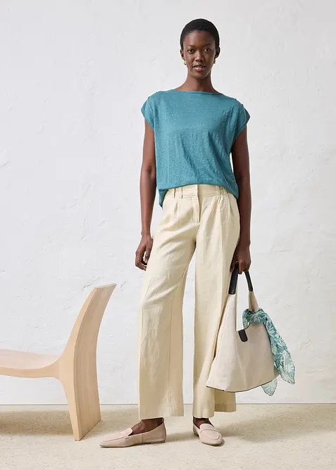 Topp av linne, bonprix