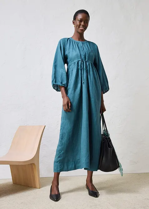 Kl&auml;nning av linne, bonprix