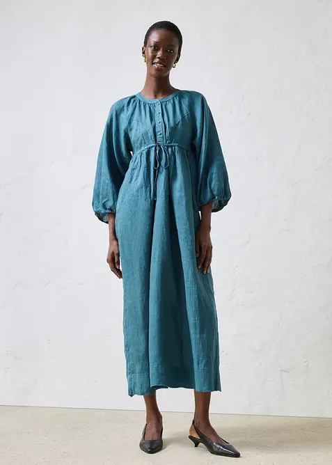 Kl&auml;nning av linne, bonprix