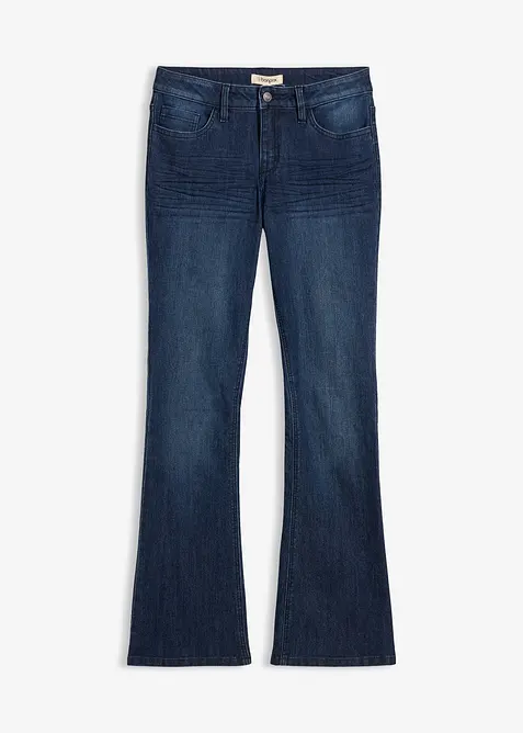Flared Jeans Mid Waist, Stretch, bonprix