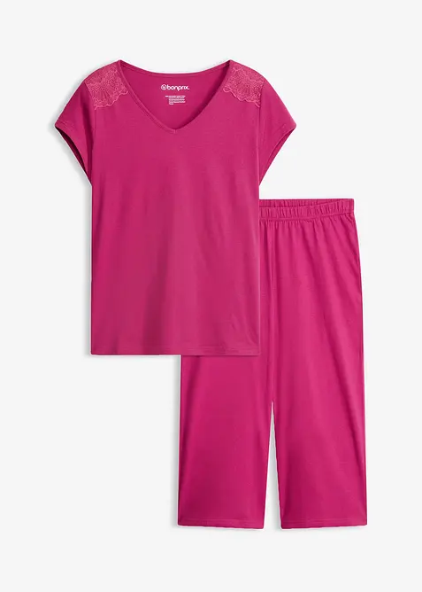 Capripyjamas med culotter, bonprix