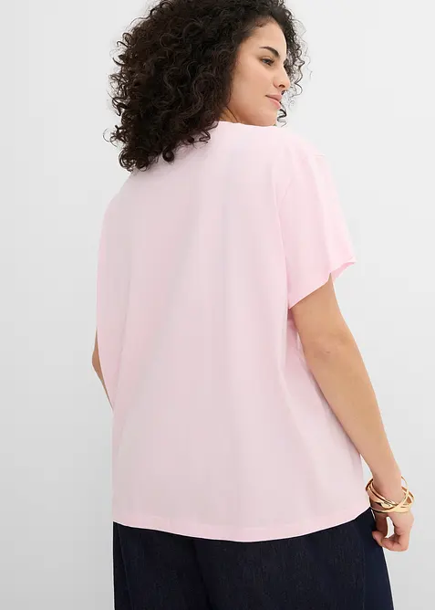 T-shirt i ren ekologisk bomull med tryck, bonprix