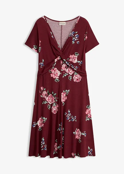 Jerseykl&auml;nning i viskosmix, bonprix