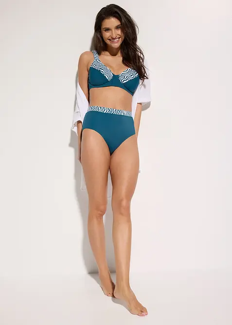 Minimizer-bikini med vadderade axelband (2 delar), bonprix