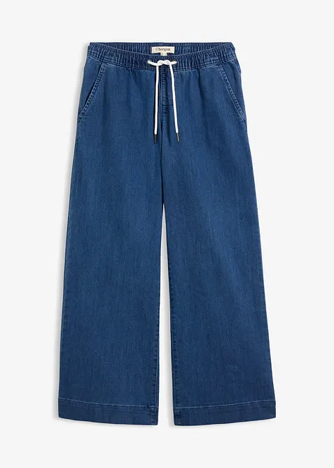 Stretch Wide Leg Jeans Mid Waist, bonprix