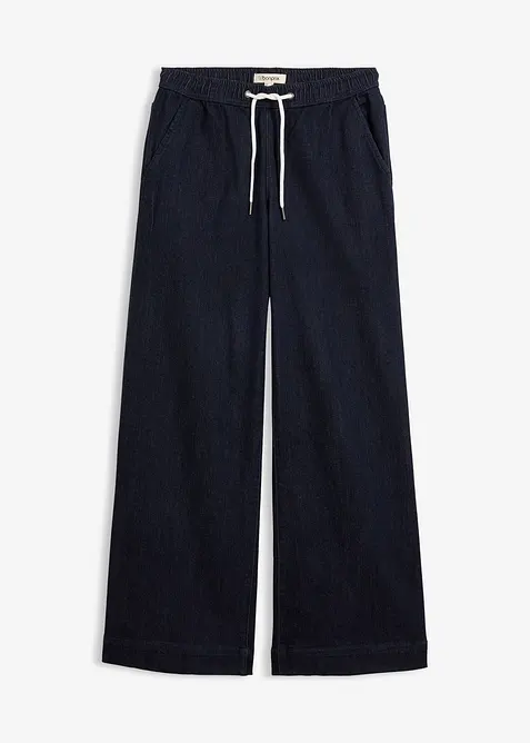 Stretch Wide Leg Jeans Mid Waist, bonprix