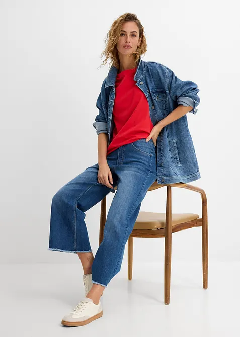 L&aring;ng topp med rund halsringning (5-pack), bonprix