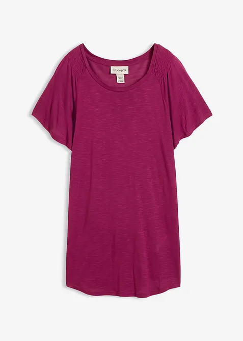 Topp i flamgarn med ving&auml;rmar, bonprix