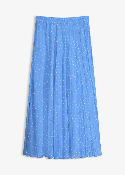 Chiffongkjol i krinklat material, bonprix