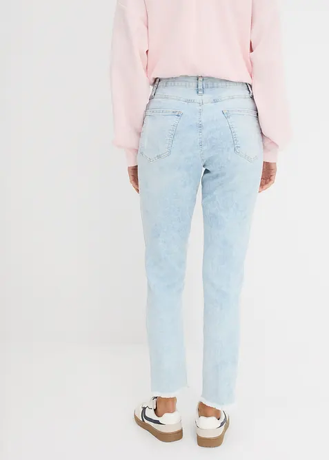 Mom jeans med destroyed-effekter, bonprix