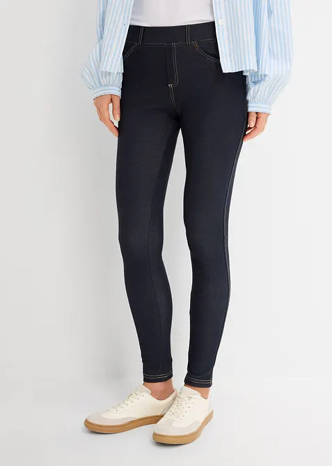 Leggings med jeanslook, bonprix
