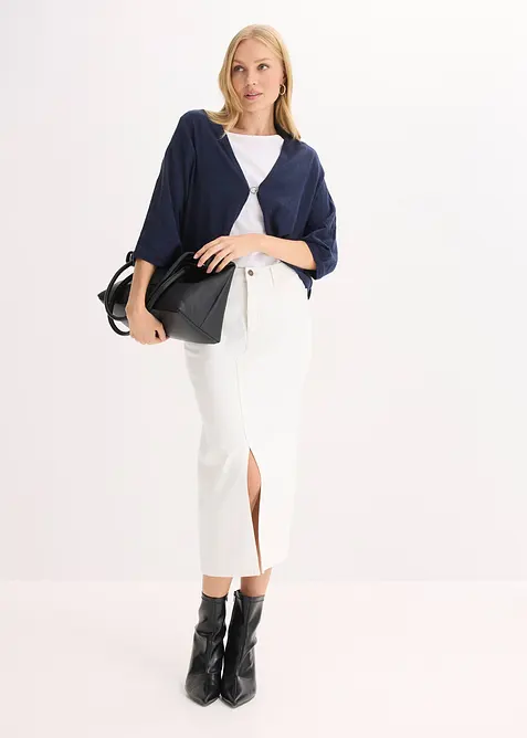 Tunn bomullscardigan, bonprix