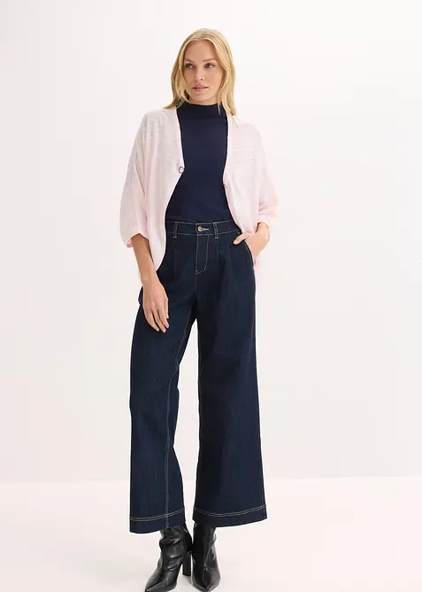 Tunn bomullscardigan, bonprix