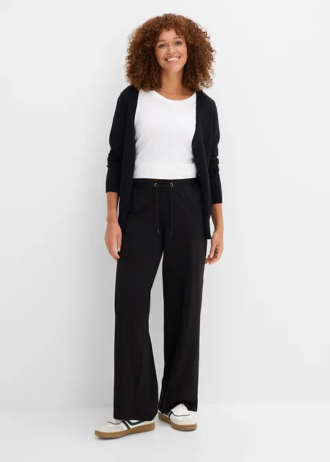 Vid joggingbyxa i bomull, bonprix