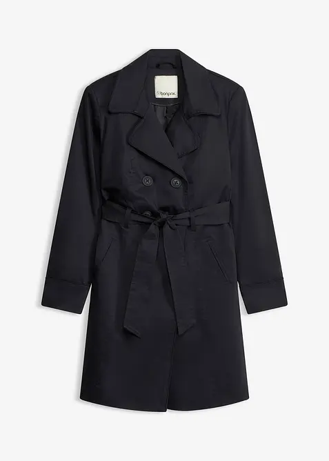 Trenchcoat av bomull, bonprix