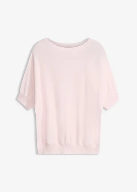 Finstickad tr&ouml;ja av bomullsmix, bonprix