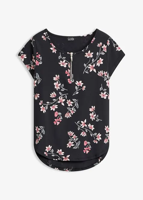 Oversizetopp i bomullsmix, bonprix