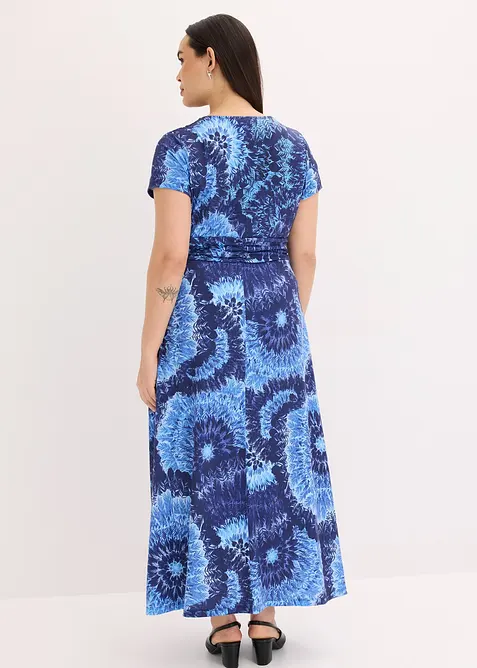 M&ouml;nstrad jerseykl&auml;nning i maxil&auml;ngd, bonprix